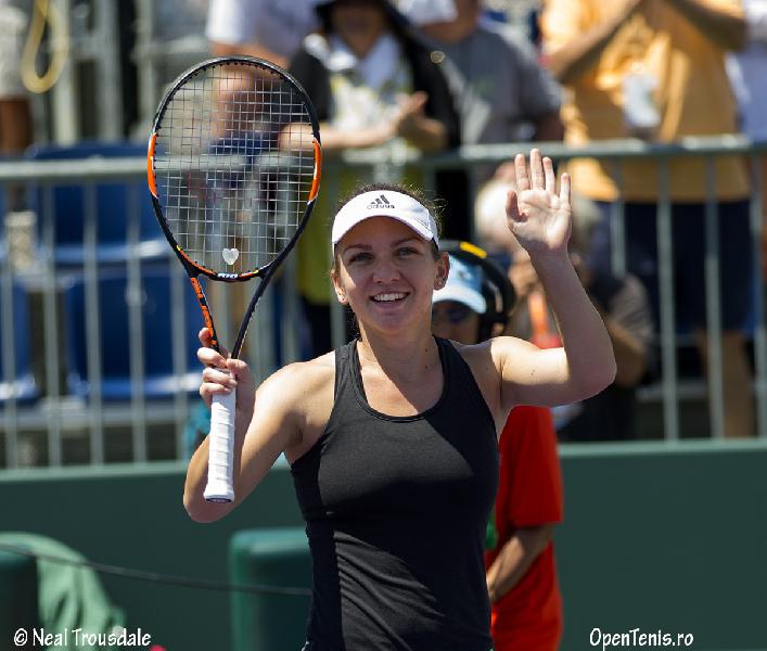 Simona Halep se califica in turul al patrulea la Miami Open